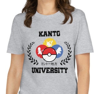 Red Pokémon Trainers Indigo Relaxed Fit Crew Neck T-Shirt - Adult