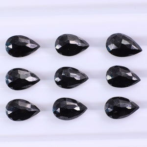 Details about   AAA Black Onyx Round Rose Cut 6MM 100% Natural Black Onyx loose gemstone 