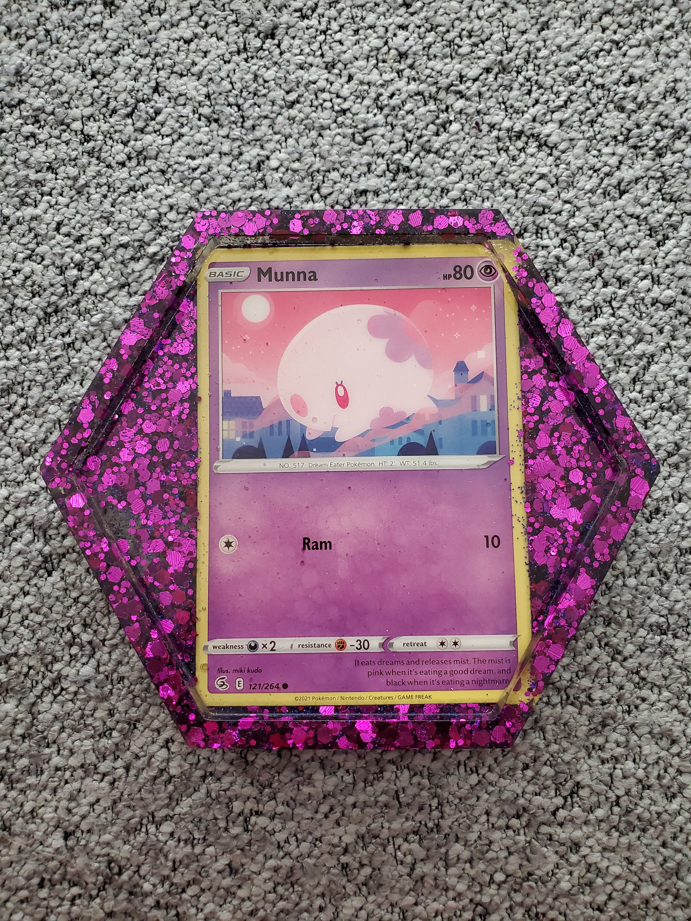 munna pokemon card Munna AR 121/086 Black Bolt main image 0