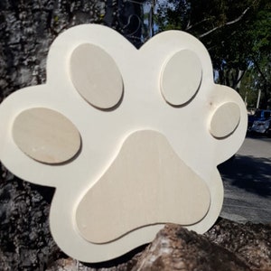 Wooden Dog paw ideal for arts and crafts