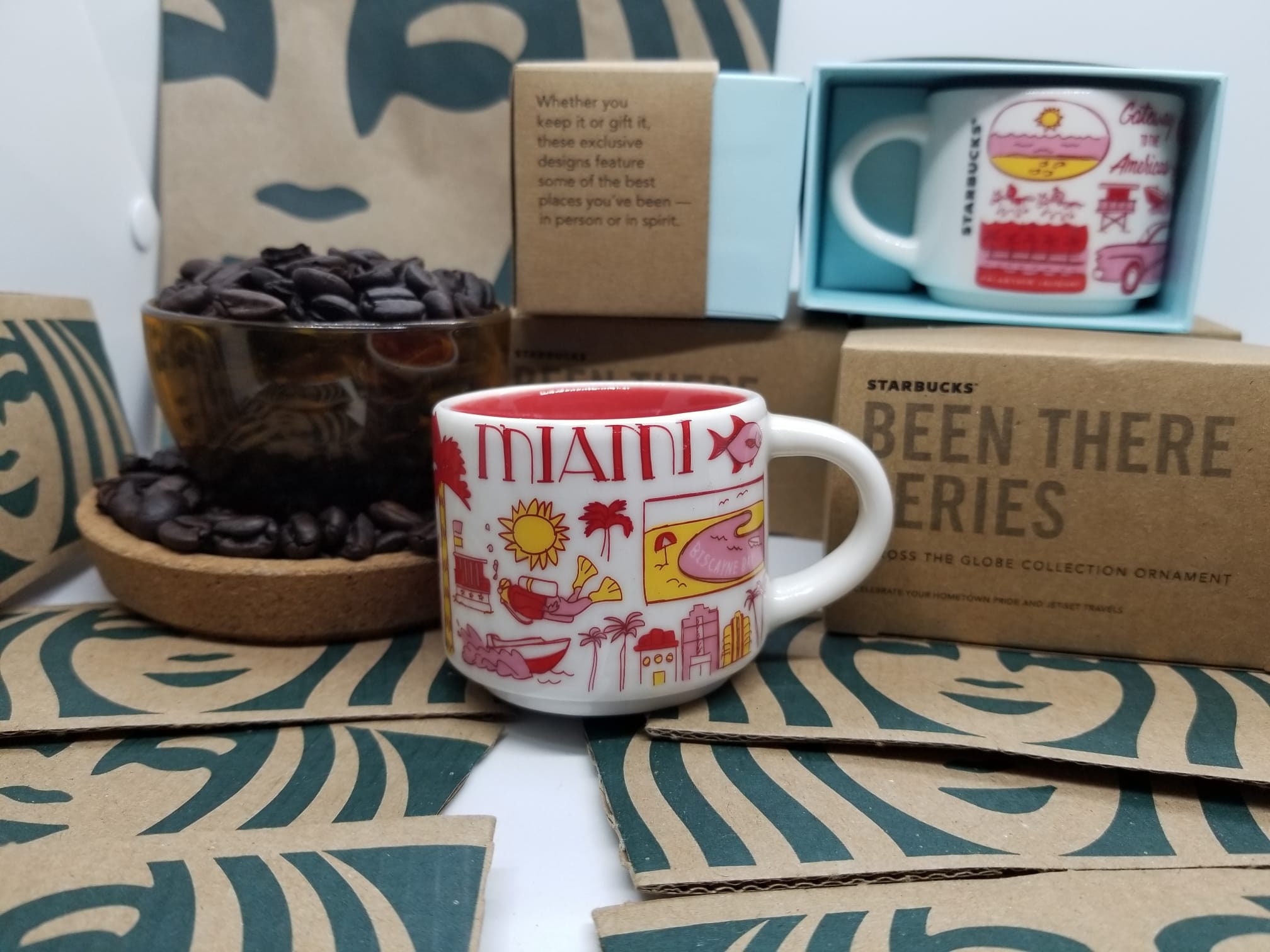 スターバックス ビーンゼアシリーズ マイアミオーナメント 2オンス