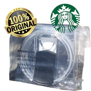 Starbucks Cold-To-Go Cup Accessory Lid original - Straw Alternative for Venti & Grande Tumbler
