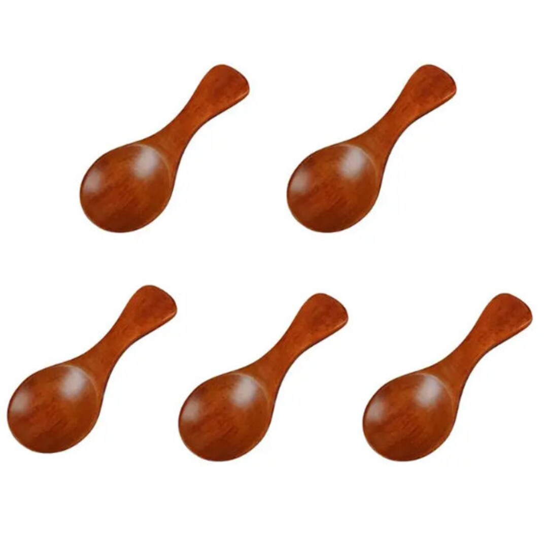 5pcs Mini Wooden Spoon Kitchen Spice Etsy UK