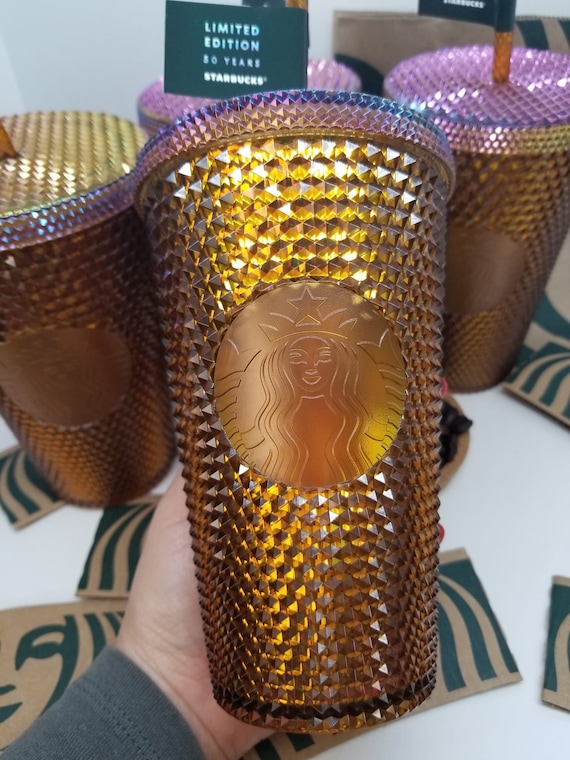 Starbucks 2021 Limited Edition 50 Years Copper Iridescent Studded