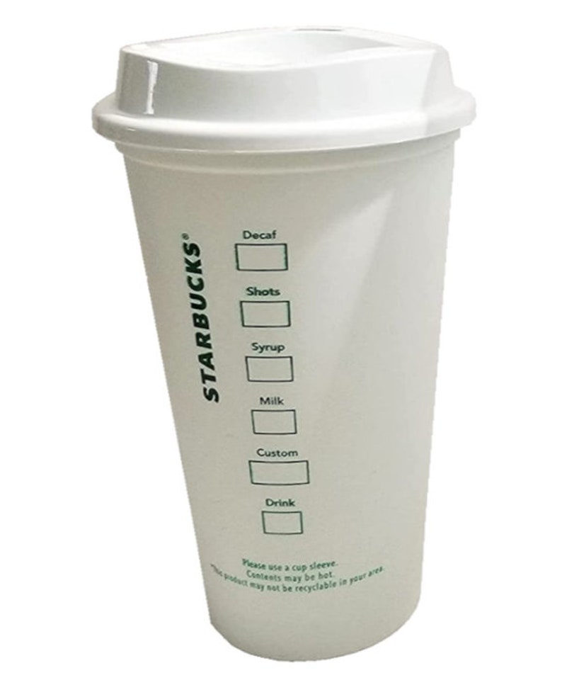5 Cup of Starbucks Reusable Travel Hot Cup to Go Coffee Etsy