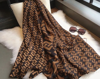 fendi blanket scarf