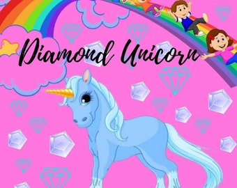 Argent Lot de 3 écrasé Diamond Unicorn Sparkle Bling Accueil décoratif ornement