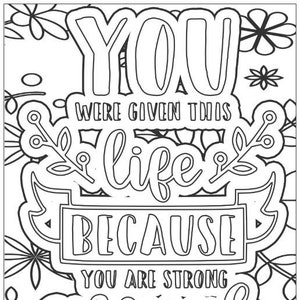 60+ motivational and inspirational coloring pages