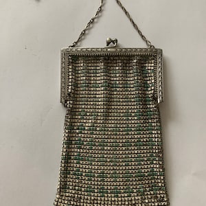 Antique Whiting and Davis bag
