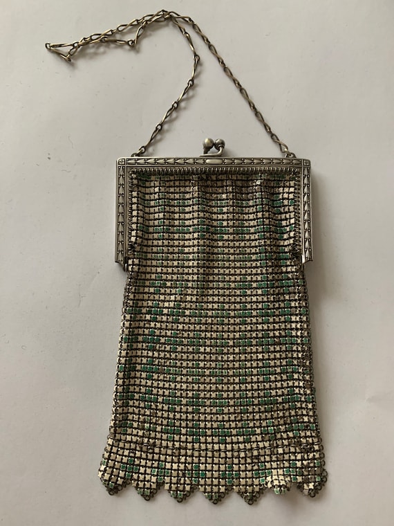 Antique Whiting and Davis bag