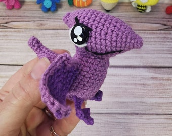 Dinosaure Ptérodactyle Amigurumi - Fait Main au Crochet