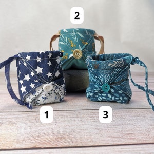 Porte-monnaies, bourse en tissu style japonais fait main