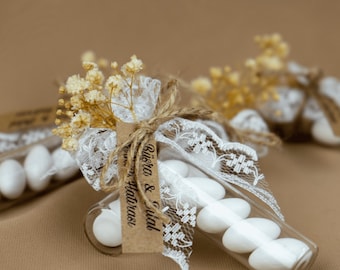 Almonds in a jar! Gifts for engagements, weddings, registry offices, birthdays, parties or baptisms