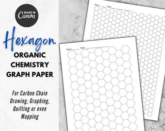 hex grid paper etsy