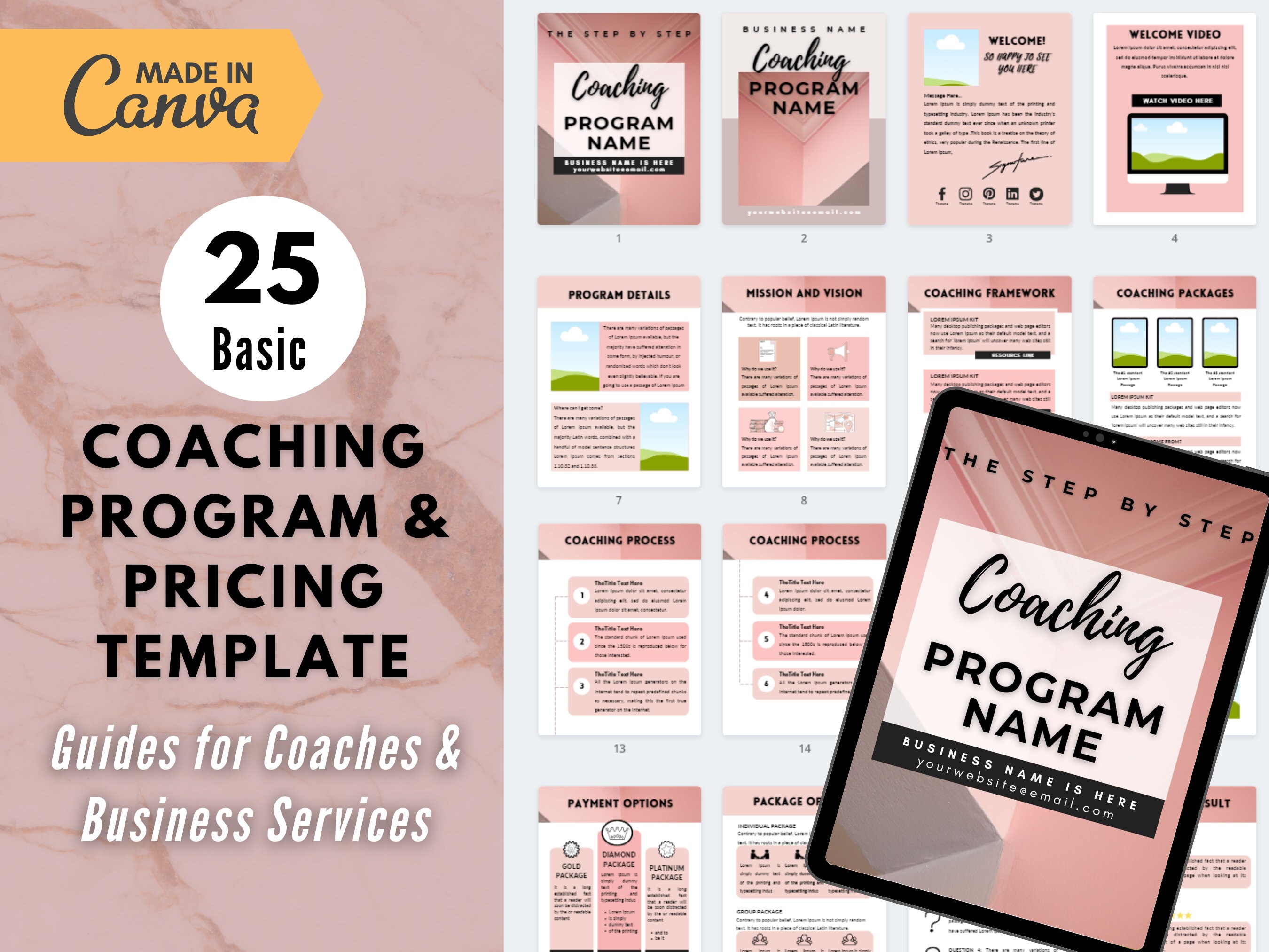 coaching pricing packages