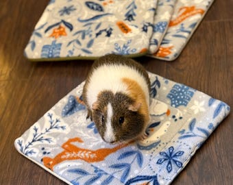 Coussinets pour cochons d'Inde 12 x 12", fabriqués sur commande