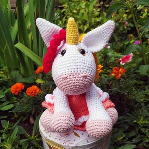 Handmade Stuffed Animal,  Knitting Pattern Only, Unicorn Knitting Pattern Unicorn Doll, Knit By Hand,Handmade Baby Gift,Hand Knitted Unicorn