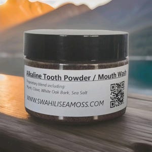 Natural Alkaline Tooth Powder & Mouth Wash