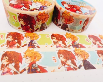 FF7R - Cloud and Aerith Washi Tape