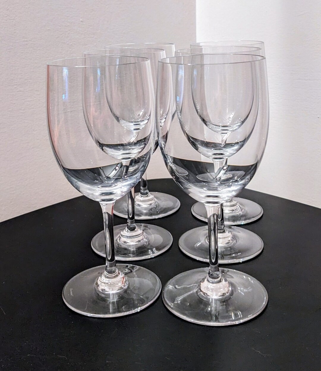 Baccarat France Wine Glasses Set of 6 Etsy