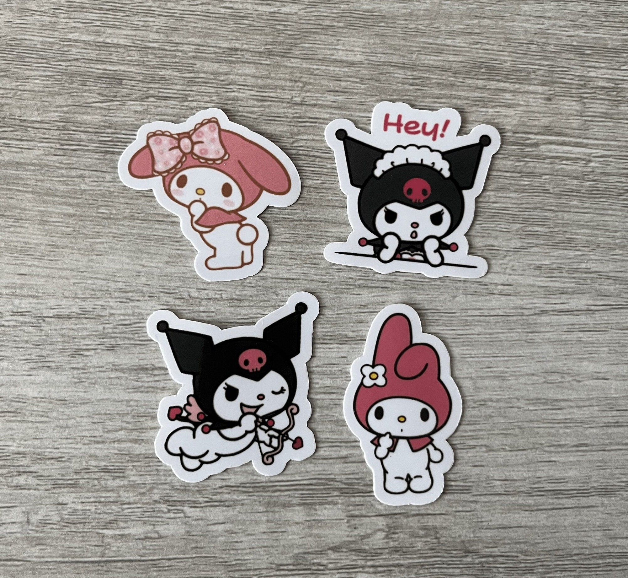 My Melody & Kuromi Sticker Pack - Etsy