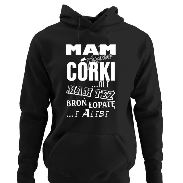 Mam Piekne Corki Bluza dla Taty Prezent na Dzien Ojca Boze Narodzenie Swieta Urodziny Polish Hoodie xmas Christmas Tee Gift Polska PL