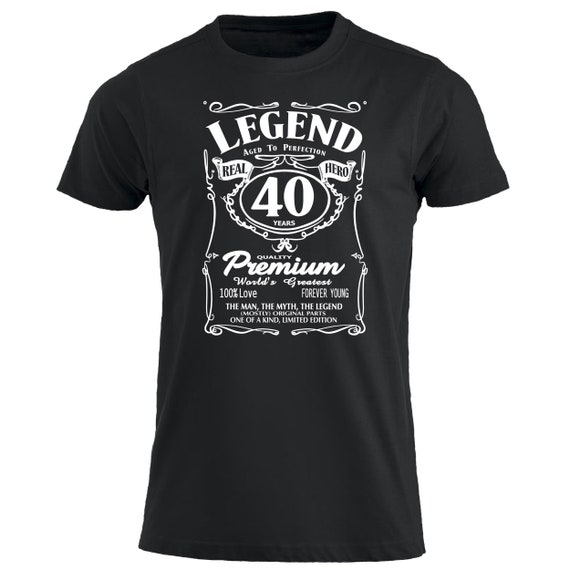 40 cumpleaños 40 años FELIZ CUMPLEAÑOS regalo Camiseta hombre