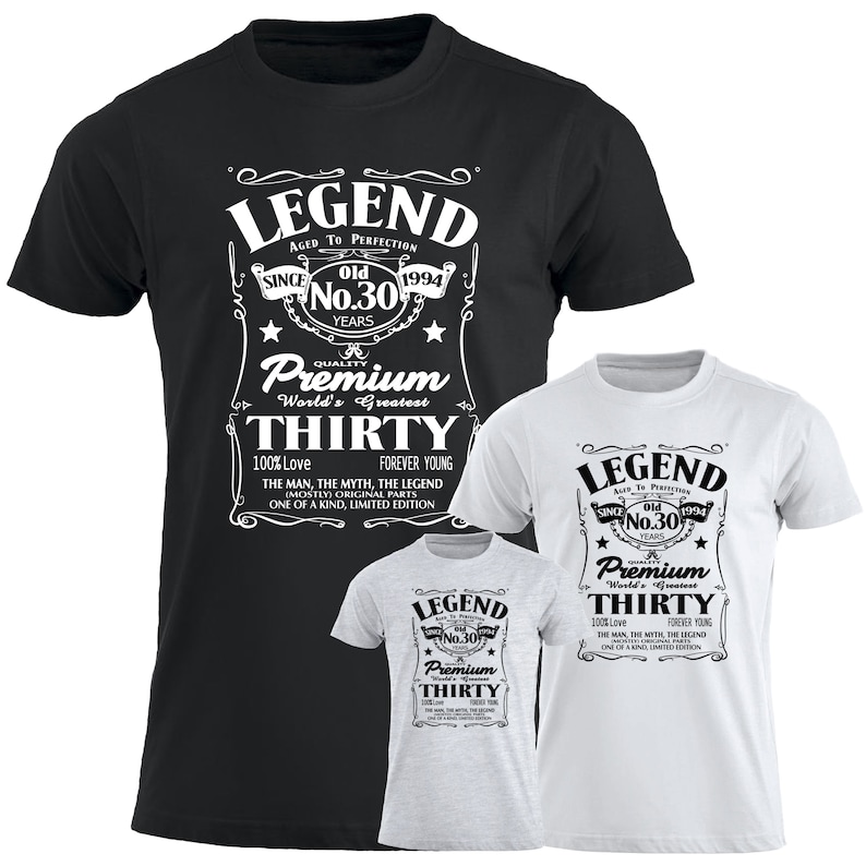 30th Birthday Gifts for Him Since 1994 Men Legend Funny T Shirt