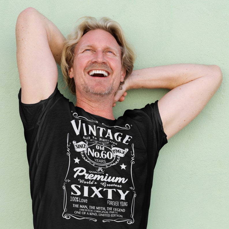 VINTAGE 60th Birthday Ideas for Men Funny Gifts for Him Since Etsy
