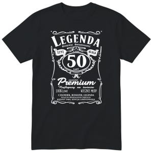 Koszulka na 50 Urodziny Abrahamowe Legenda Styl Klasa - Presente dla Niego