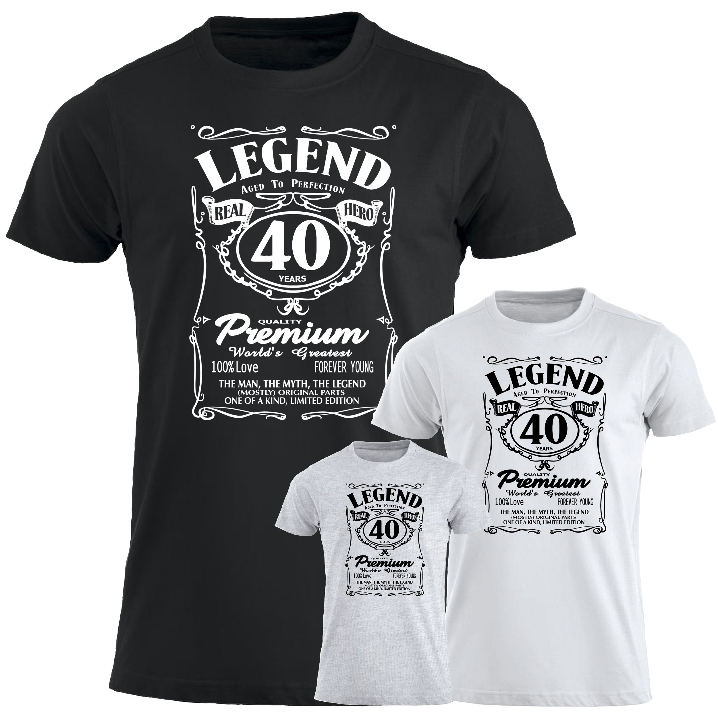40th Birthday T Shirt - Legendary Since 1979 Gift Design 40th Birthday T Shirt - Legendary Since 1979 Gift Design
