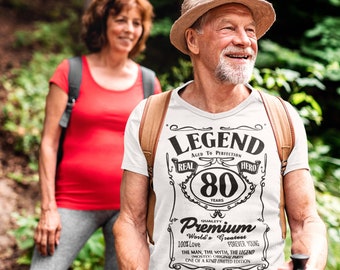 compleanno 80 anni papà, regalo per uomo nato nel 1942 T-Shirt compleanno 80 anni papà, regalo per uomo nato nel 1942 T-Shirt