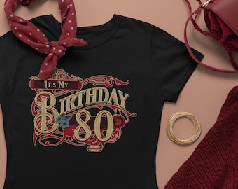 C'est mon anniversaire 80 ans T-shirt, 80e anniversaire cadeaux pour elle, idées cadeaux t-shirt pour femme, cadeaux drôles pour 80 anniversaire cadeau 1943 T-shirt