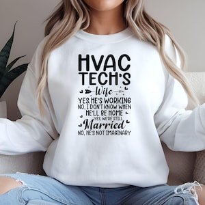HVAC Technician Wife Svg Png: Humorous Cut File (Digital Download)