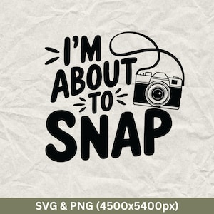 Oh Snap Camera Svg - Etsy