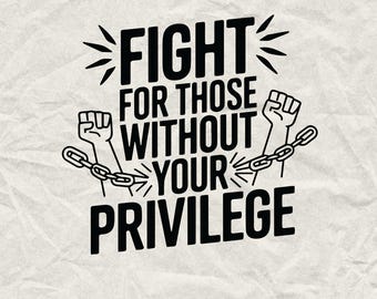Diseño político de lucha por privilegios: Protesta en formato SVG o PNG (descarga digital)