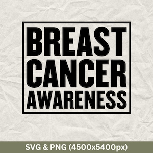 Pink Ribbon Breast Cancer Awareness SVG Cut Files (Digital Download)