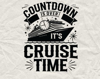 Cruise Time 2027 SVG: Family Vacation Shirt Design (Digital Download)