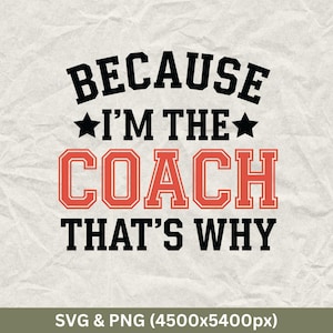 Weil ich der Trainer bin, ist der Grund