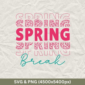 Camiseta SVG para vacaciones de primavera: Diseño para viaje de vacaciones (descarga digital)