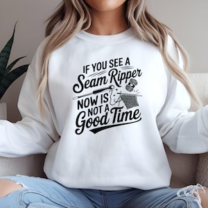 If You See a Seam Ripper Now Is Not a Good Time Svg, Knitting Svg, Knitter Shirt, Knitting Life Svg, Funny Knitting Svg, Sewing Machine Svg