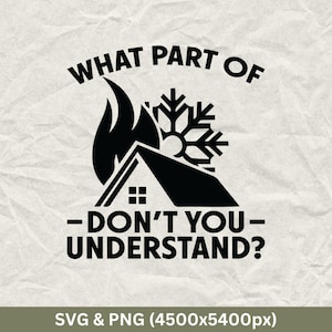 Divertido SVG PNG de técnico de HVAC: ¿Qué parte no entiendes? (Archivos digitales)