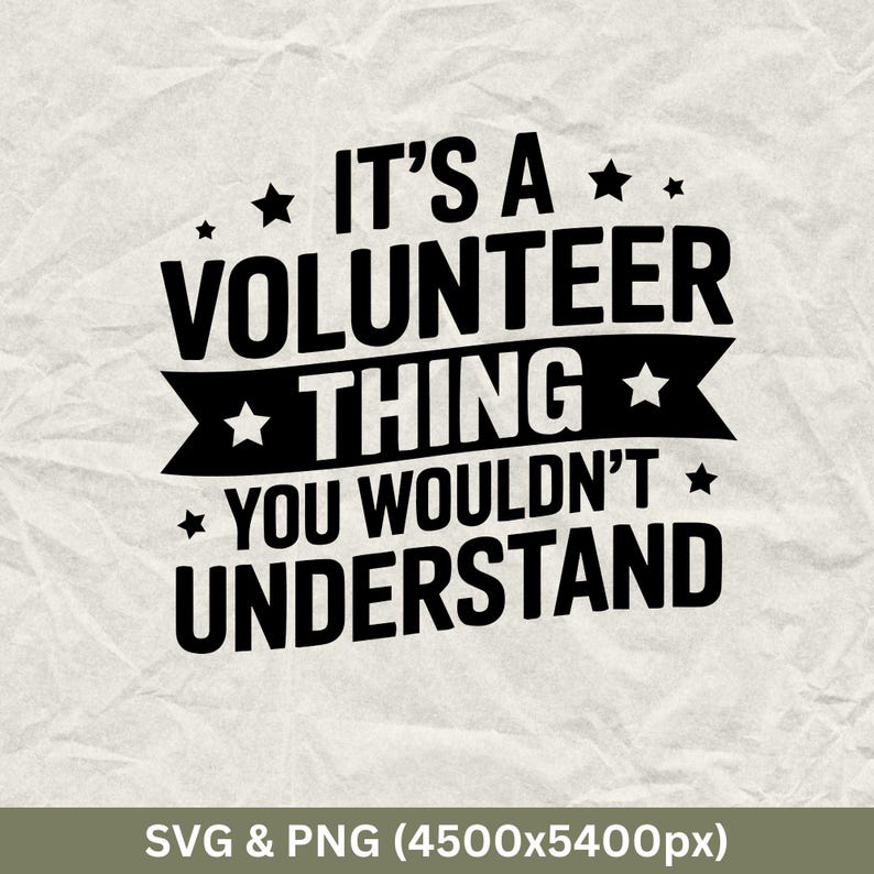 It's A Volunteer Thing You Wouldn't Understand, Animal Rescue Svg, Animal Charity Svg, Support Rescue, Rescue Community Svg, Volunteer Day