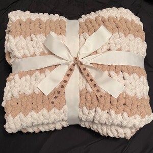 Chunky Knitted Quilt