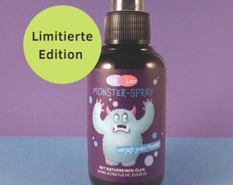 Fragranza naturale per bambini, spray mostruoso per la routine serale, spray per ambienti; spray per cuscini; Fragranza spray alla lavanda, pino, mandarino, calmante