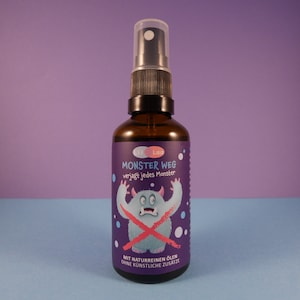 Natural sleep aid monster spray for fear of the dark or monsters with natural essential oils