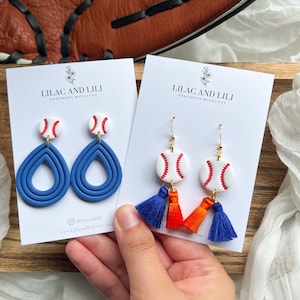 Astros Earrings| Houston Astros Earrings| HTX Astros Earrings| Sports Earrings| Baseball Earrings| Astros Clay Earrings| H-town Earrings