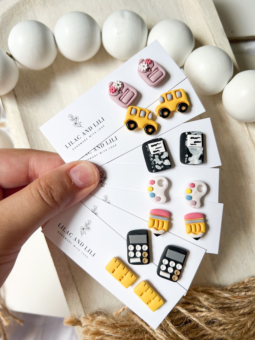 Back to School Earrings School Stud Pack Teacher Earrings School