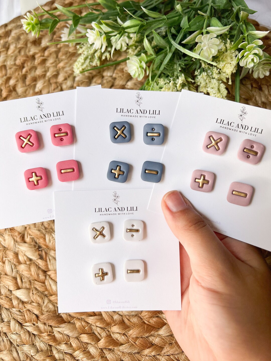 Back-to-school Earrings| Math Teacher Studs| Math Teacher Earrings ...