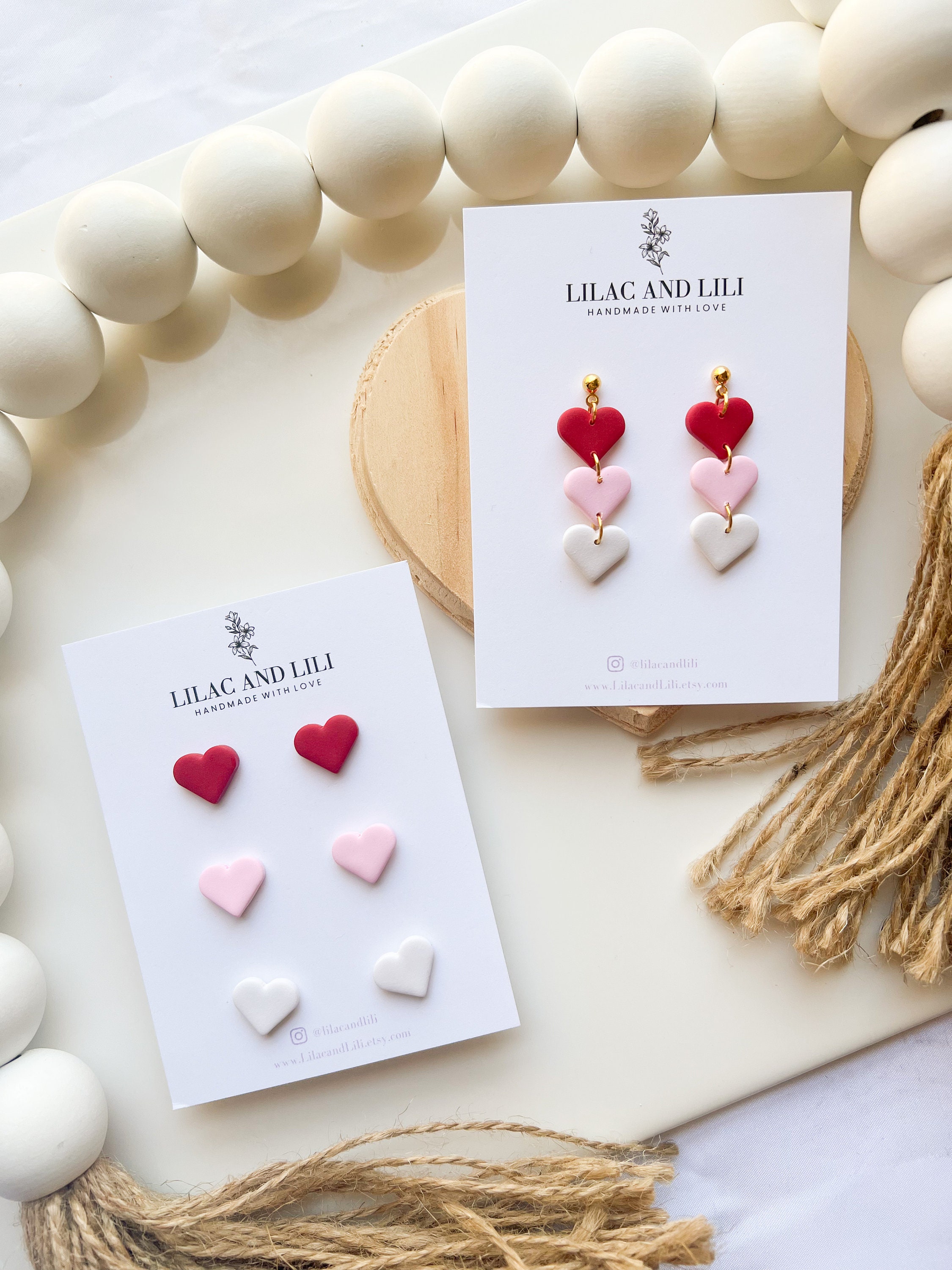 Valentine's Day Earrings Valentine's Day Stud Pack Etsy